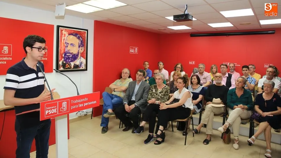 José Luis Mateos, durante su intervención en el acto homenaje a Pepe Castro. Foto: Alberto Martín