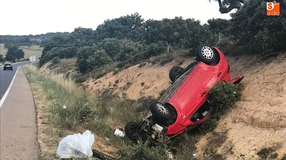 Estado en el que quedó el vehículo. Fotos: Roberto Jiménez