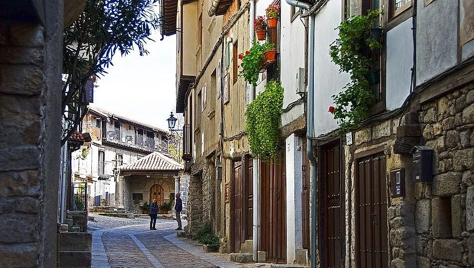 Mogarraz, una de las localidades de la Sierra más visitada. Foto: Manuel Lamas