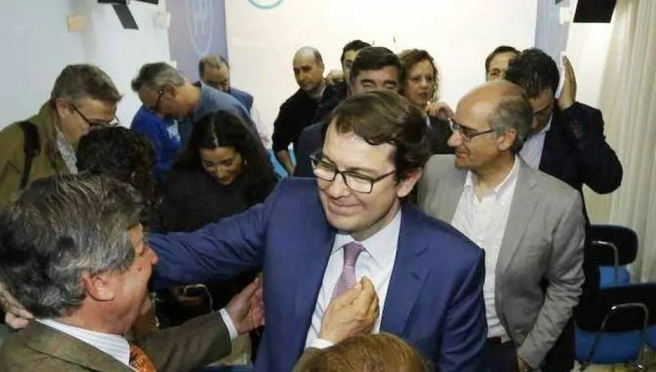 Alfonso Fernández Mañueco, alcalde de Salamanca, en un acto del PP
