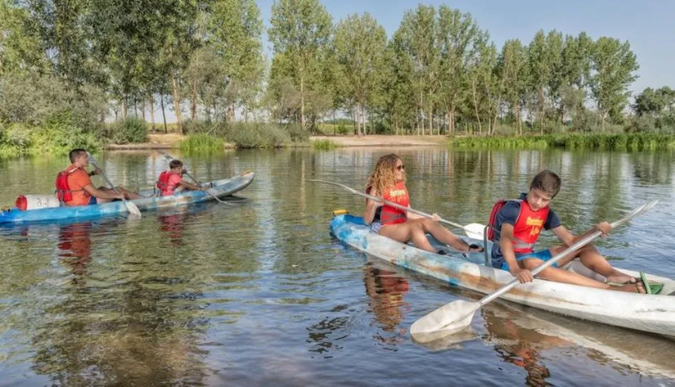 Piragüismo en el Tormes en Salamanca