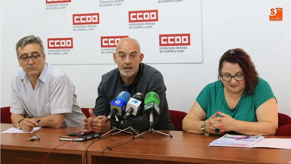 Inmaculada de Pablo, Emilio Pérez y Saturnino Fernández. Fotos: Alberto Martín