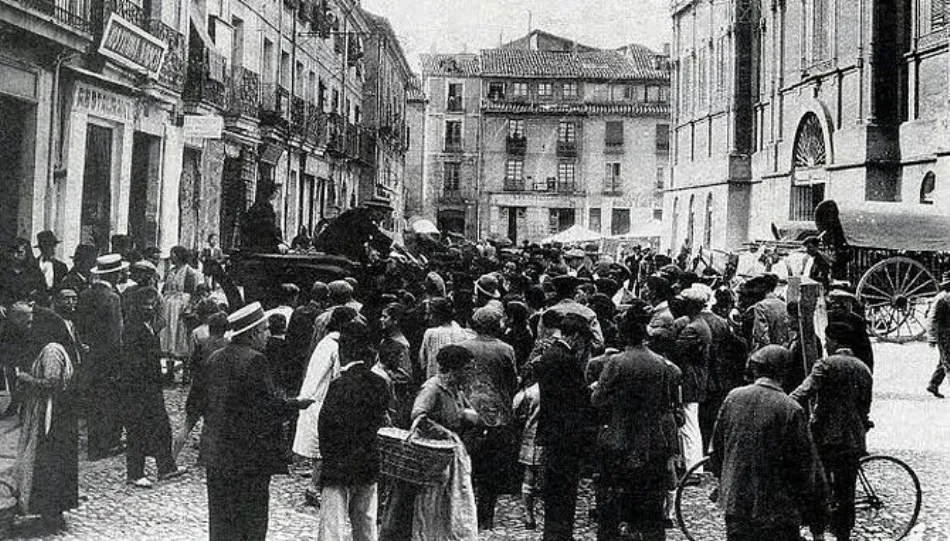 Los charlatanes en la plaza del Mercado
