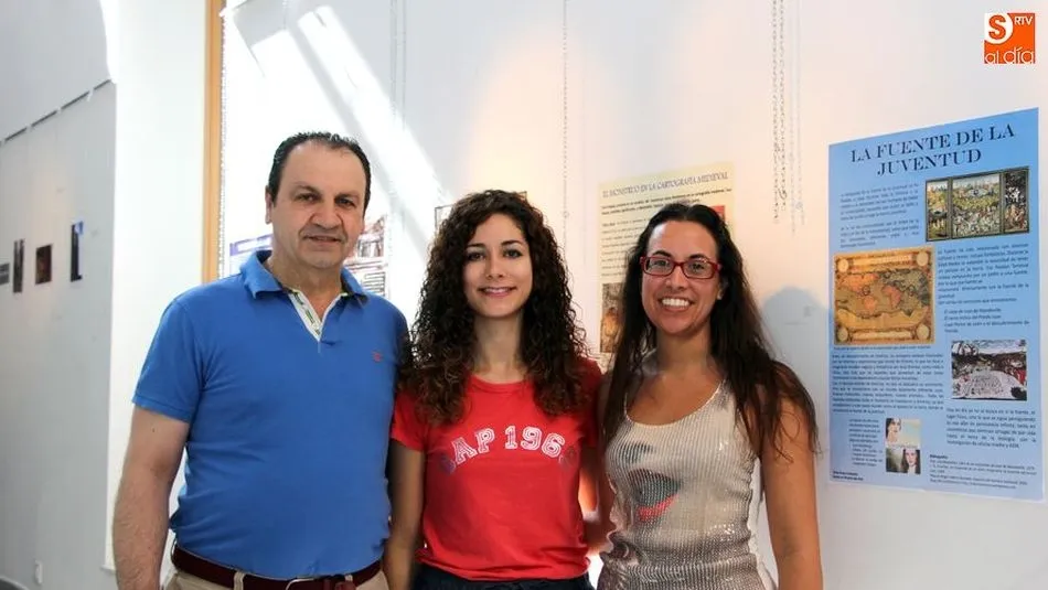 De izda. a dcha. Antonio Vicente, Nuria Corral y Tania Bernal