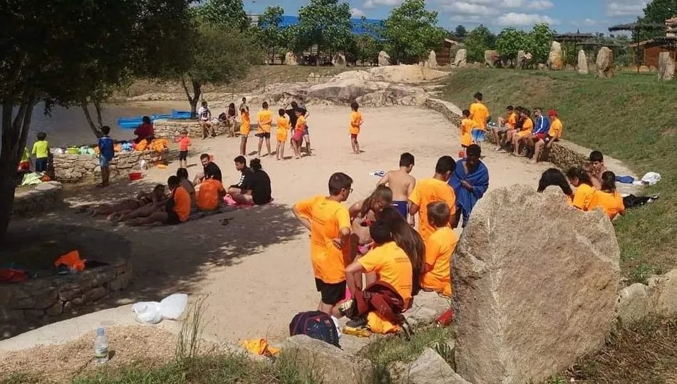 Los participantes del campus disfrutaron de las excelentes  instalaciones del parque fluvial del Rocoso