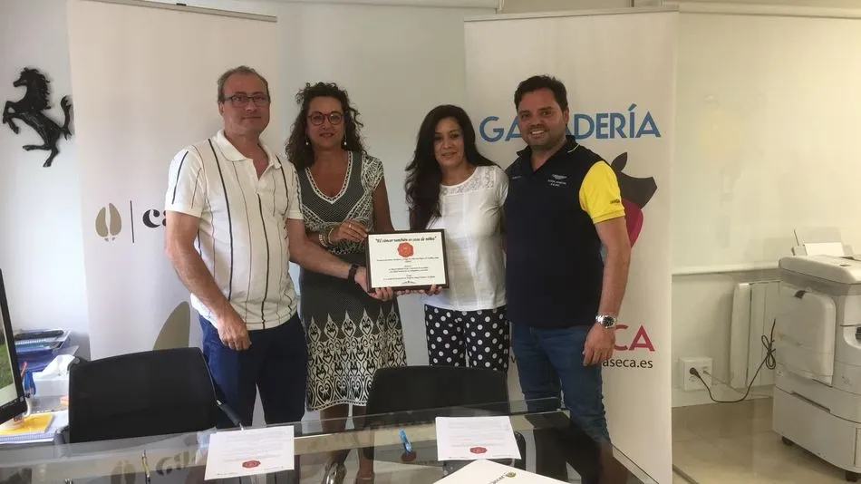 Mimebros de Ganadería Casaseca con Pyfano.