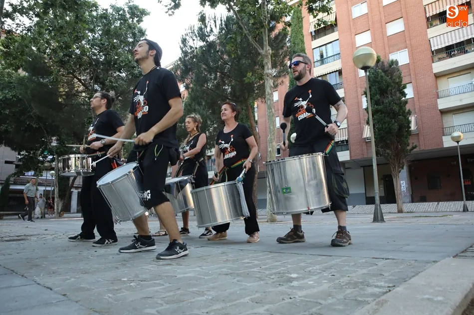 Blocco Charro, en la Plaza de Barcelona este sábado.