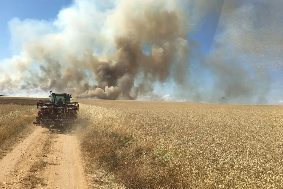 Inmediaciones en las que se ha producido el incendio.