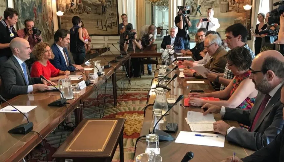 Reunión de CSIF con la ministra Meritxell Batet