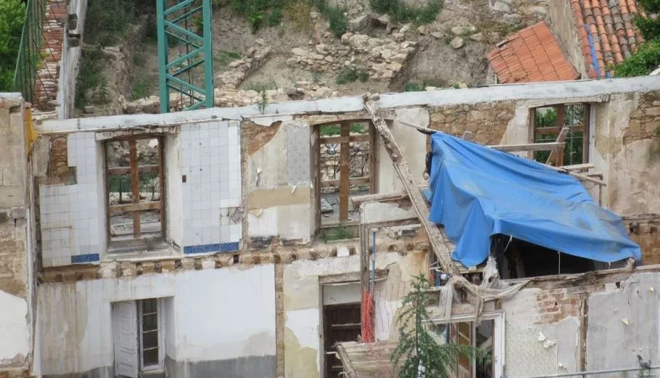 Restos en el jardín de la Casa de Doña Gonzala Santana