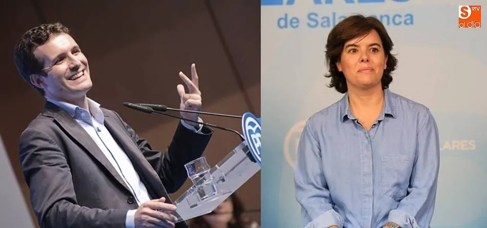 Casado y Sáenz de Santamaría se disputan la presidencia del PP