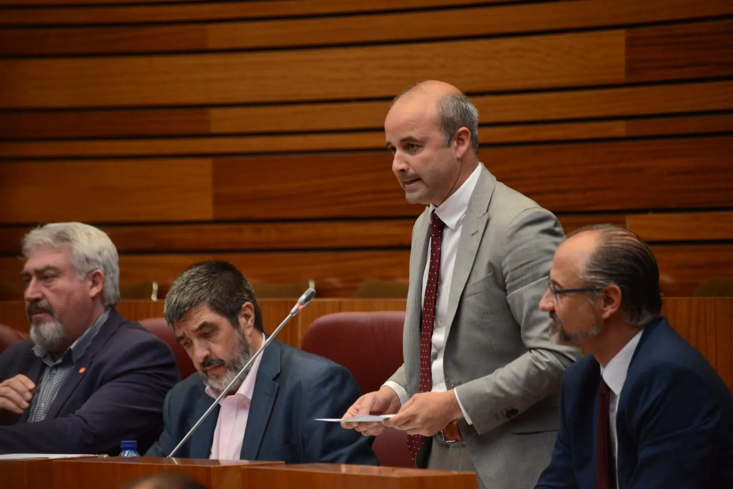 David Castaño, durante su exposición.