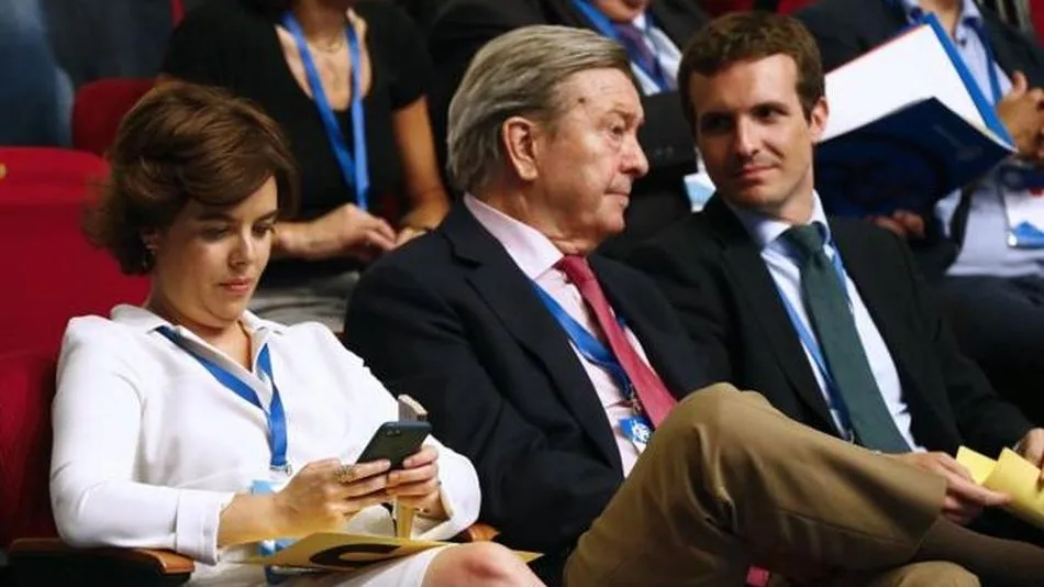 Soraya Sáenz de Santamaría, Luis de Grandes y Pablo Casado / EL NORTE