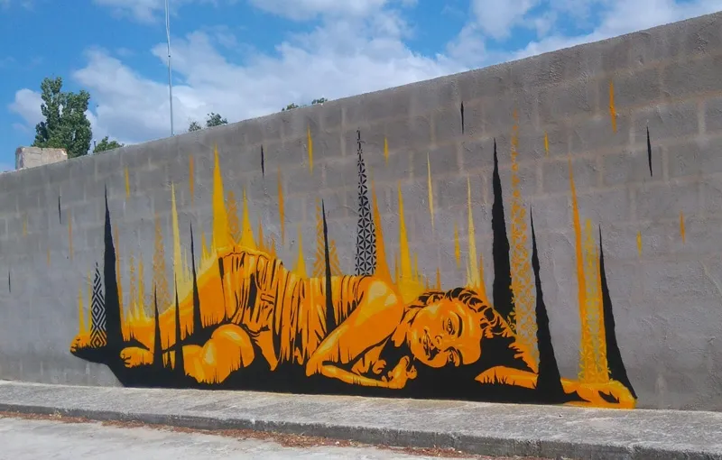 La creación ‘Decoma de Tim Bergmeier ha sido la galardonada con el primer premio del III Certamen de Pintura de Rágama