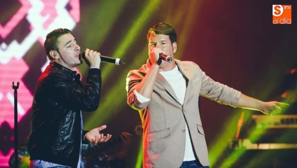 Andy y Lucas en un concierto anterior en la provincia de Salamanca