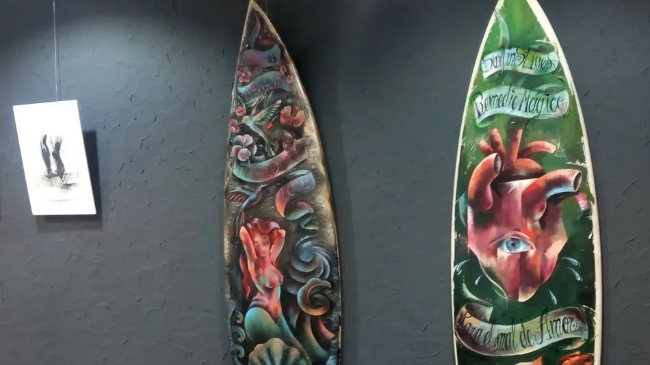 Algunas de las obras de Marta Timón incluidas en esta muestra