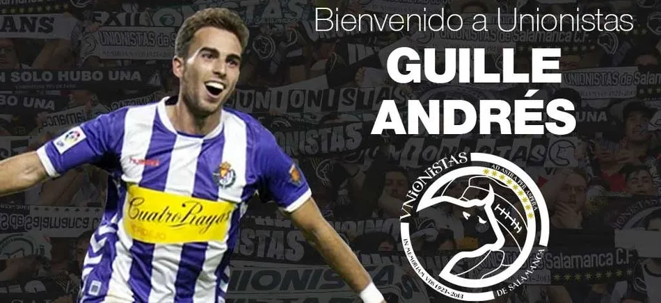 Unionistas ficha al delantero valenciano Guille Andrés