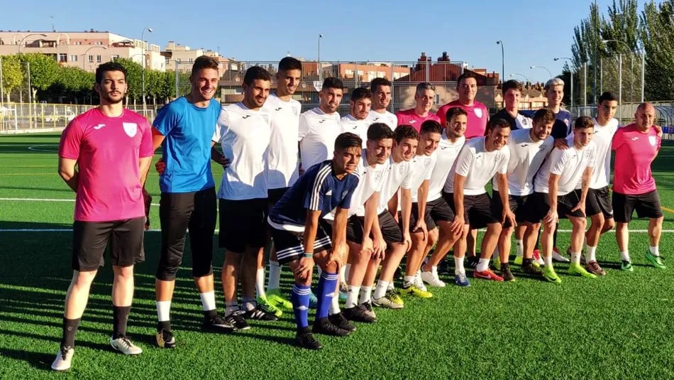 El Ribert de Regional en su primer entrenamiento.