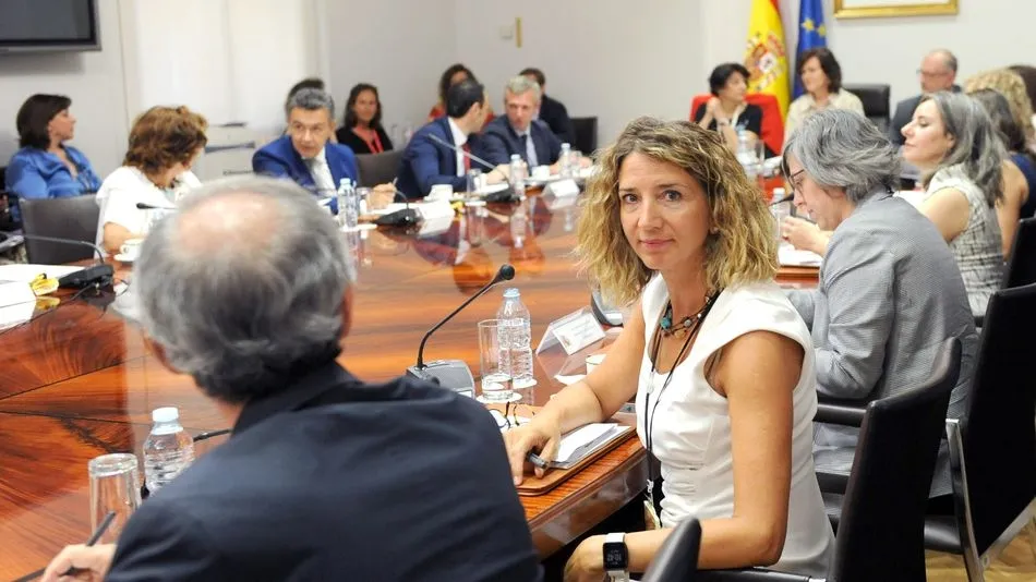 Alicia García en la reunión de la Conferencia Sectorial de Igualdad.