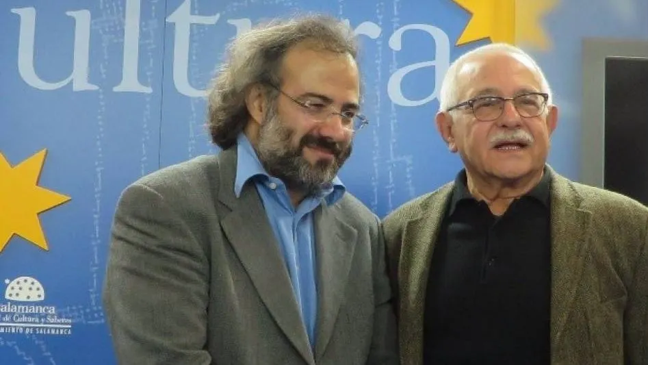 Alencart y Pío E. Serrano, responsables de las entidades convocantes. Foto José Amador Martín