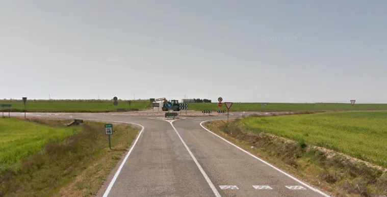 El accidente se ha producido en el kilómetro 16 de la SA-801 | Foto: Google Maps