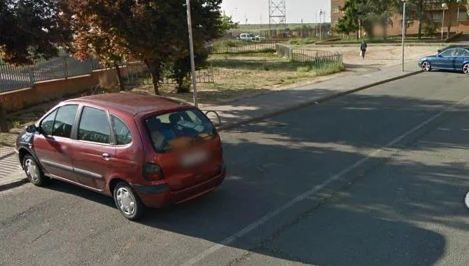 Calle Navalmoral de la Mata, en el barrio de Buenos Aires