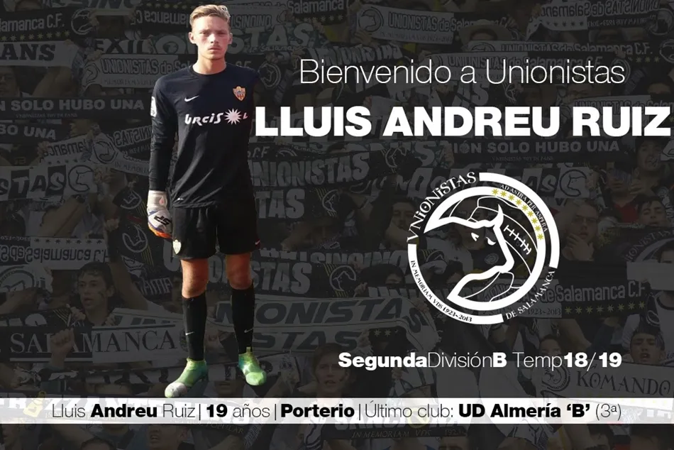 Lluis Andreu Ruiz, nueva incorporación de Unionistas CF