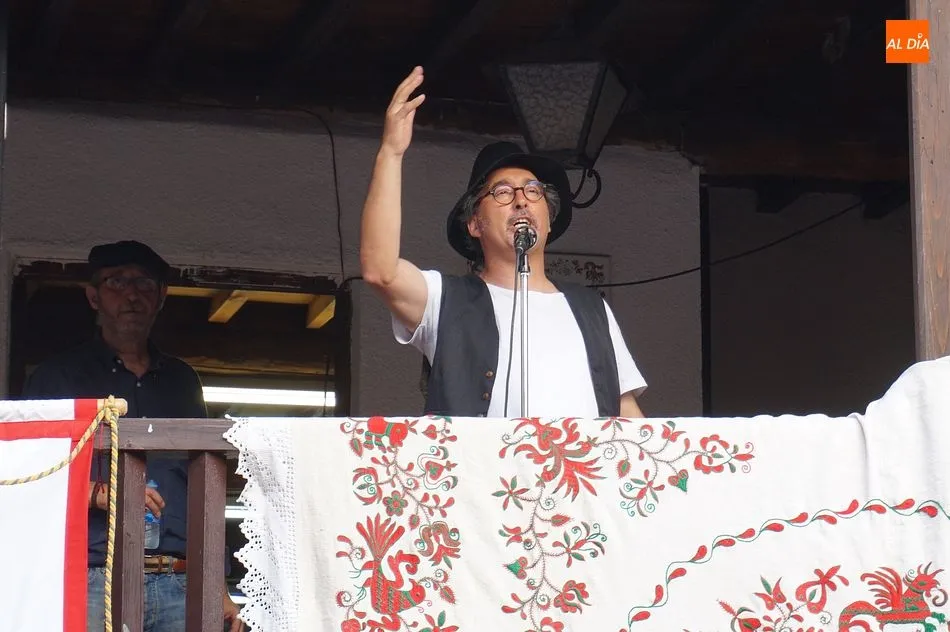 Gabriel Calvo, trovador de las fiestas patronales de Mogarraz