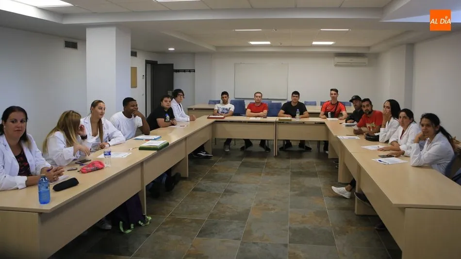 Alumnos del curso impartido por la Diputación de Salamanca. Foto: Alberto Martín