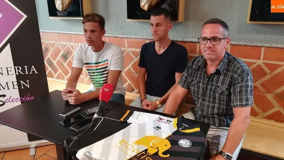 Ruiz, Góngora y Etxeberria, en la presentación. Foto: RFG