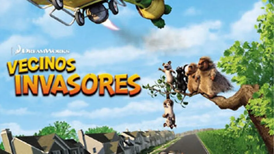 Parte del cartel de Vecinos Invasores.