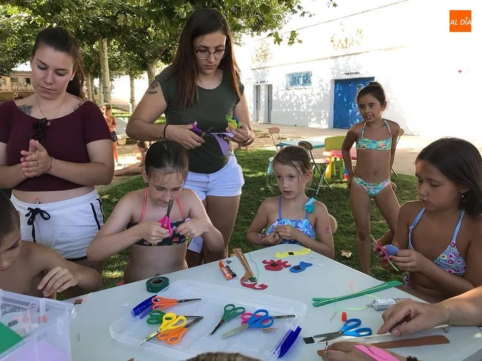 Los más pequeños participaron en el divertido taller de pesca y otros juegos. Fotos: Centro Cultural