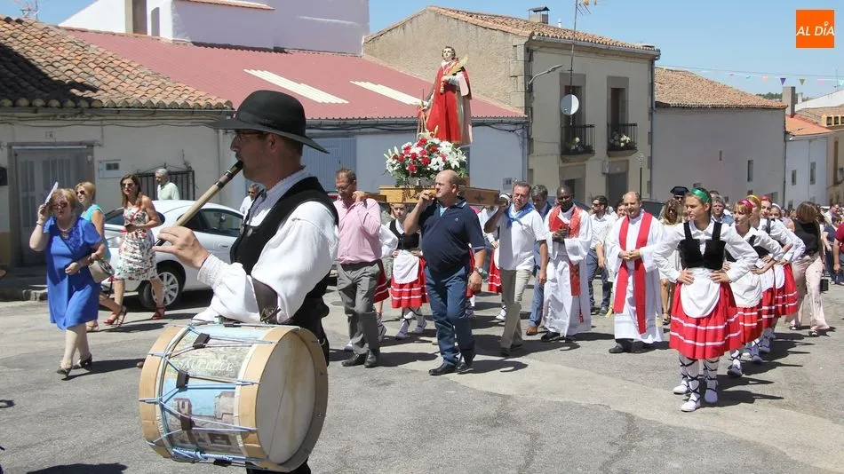 Los paleos restallan en Saucelle en honor a San Lorenzo