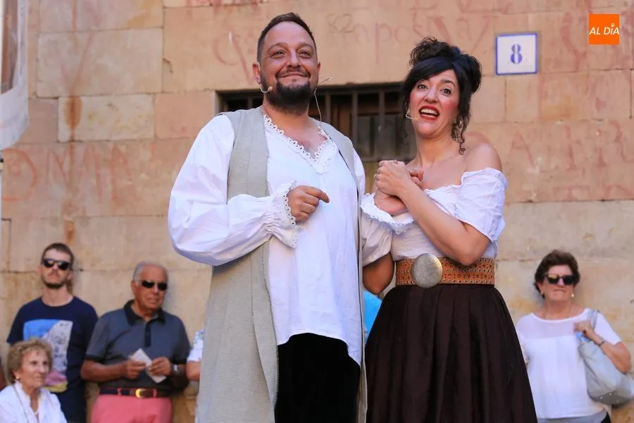 Un momento de la representación en el Patio de Escuelas / Foto: Alberto Martín.