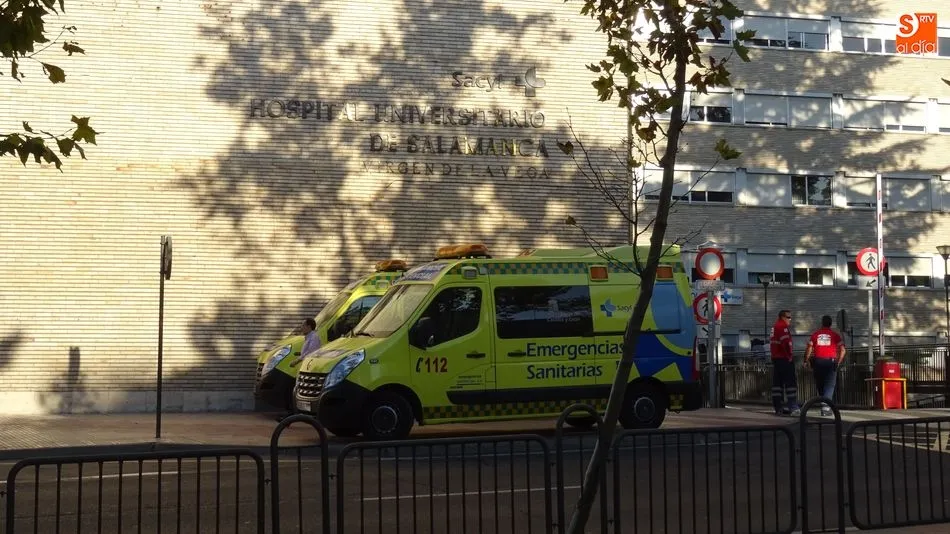 La herida fue trasladada al Hospital Virgen de la Vega de la capital salmantina