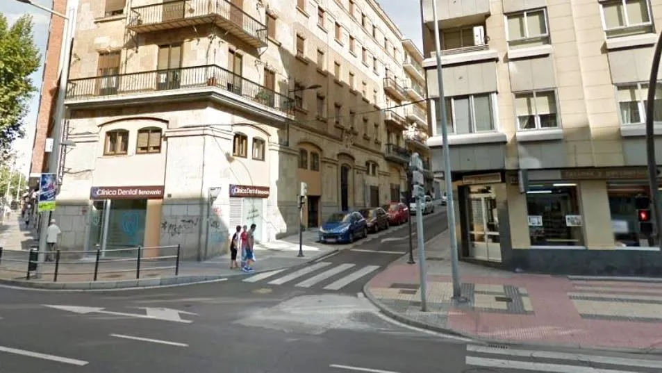 Calle Torres Quevedo, junto al paseo de la Estación