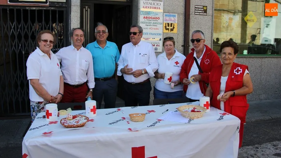 A la jornada asistieron el presidente provincial de la institución, Jesús Juanes, y el presidente de la Asamblea Comarcal, Baltasar Muñoz