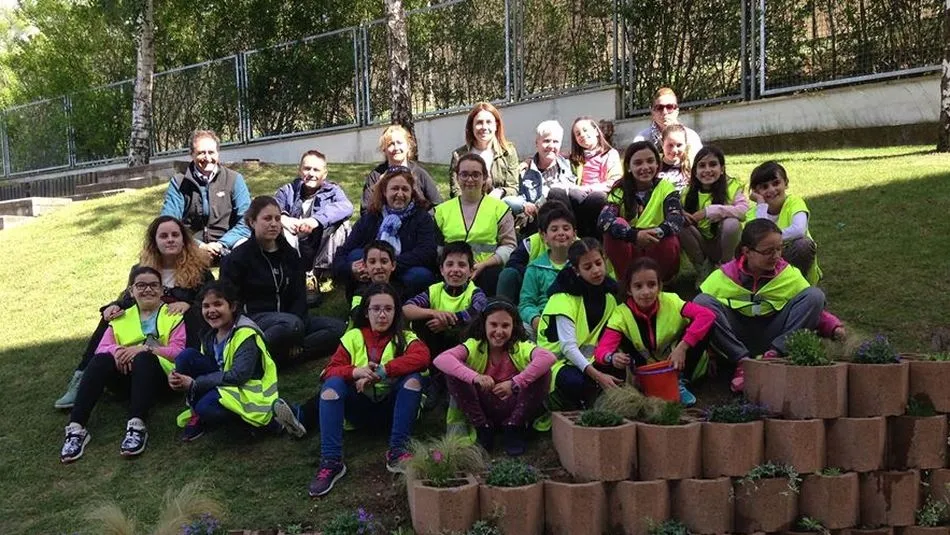 Alumnos y responsables, tras una intensa jornada.