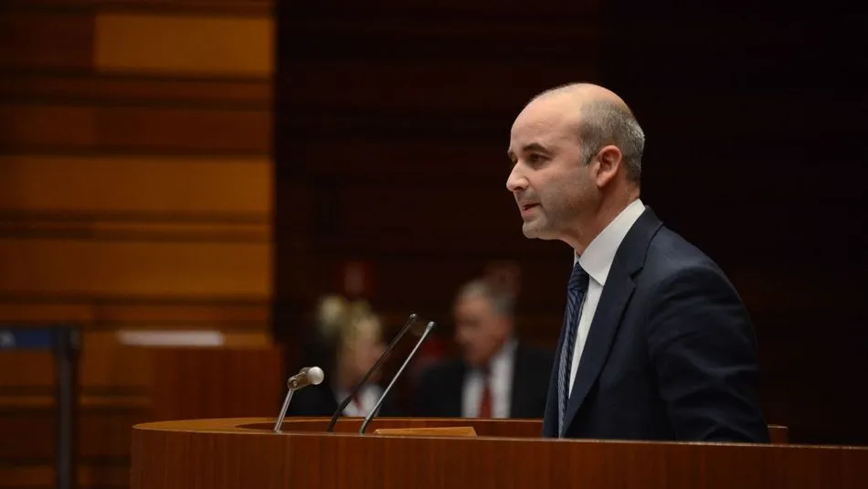 El procurador de Cs en las Cortes de Castilla y León, David Castaño