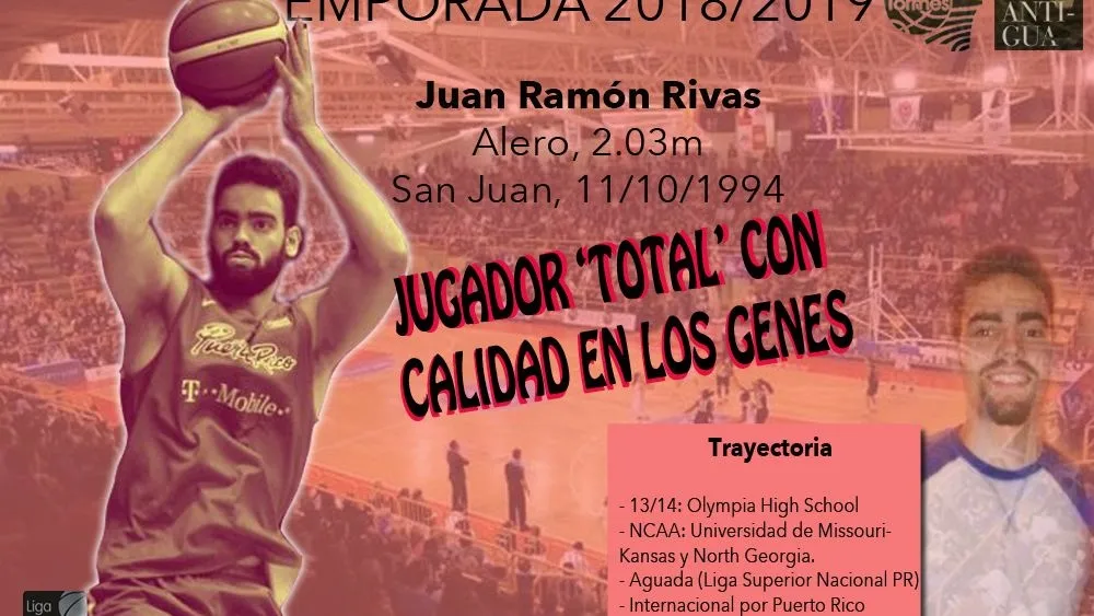 Cartel promocional del fichaje.