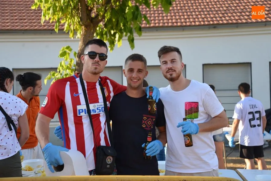 Algunos organizadores de la jornada.