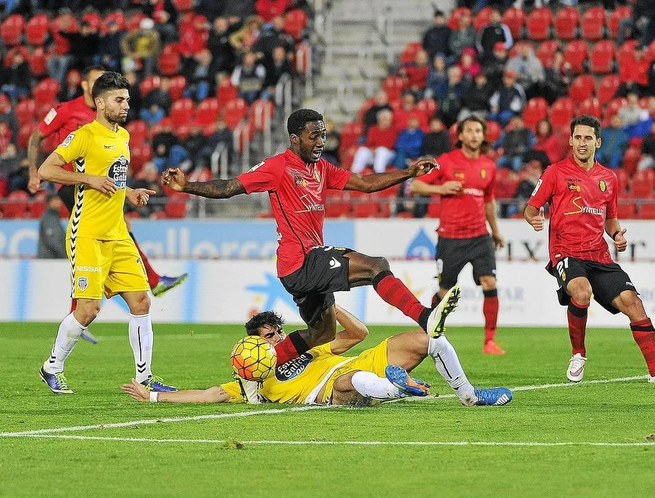 James Boriko en un partido con el Mallorca. Foto: Mallorcadailybulletin.com