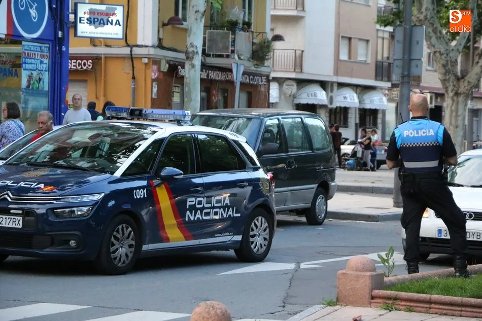 Efectivos de los cuerpos de seguridad en una imagen de archivo