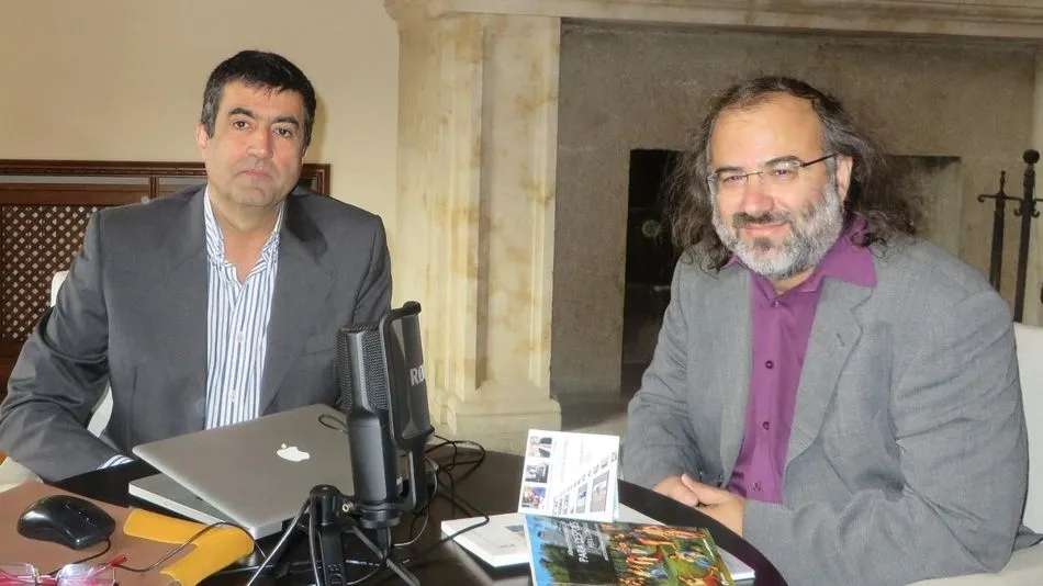 Roberto Rodes y Alfredo Pérez Alencart, en Fonseca. Foto: J. Alencar