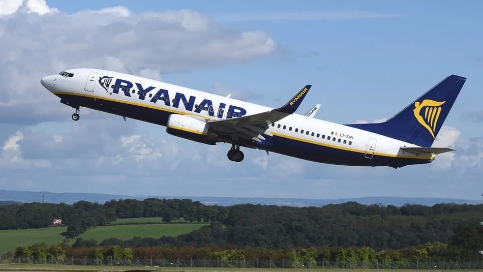 Avión de Ryanair.
