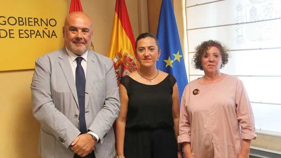 José Vicente Berlanga, Virginia Barcones y Encarnación Pérez.