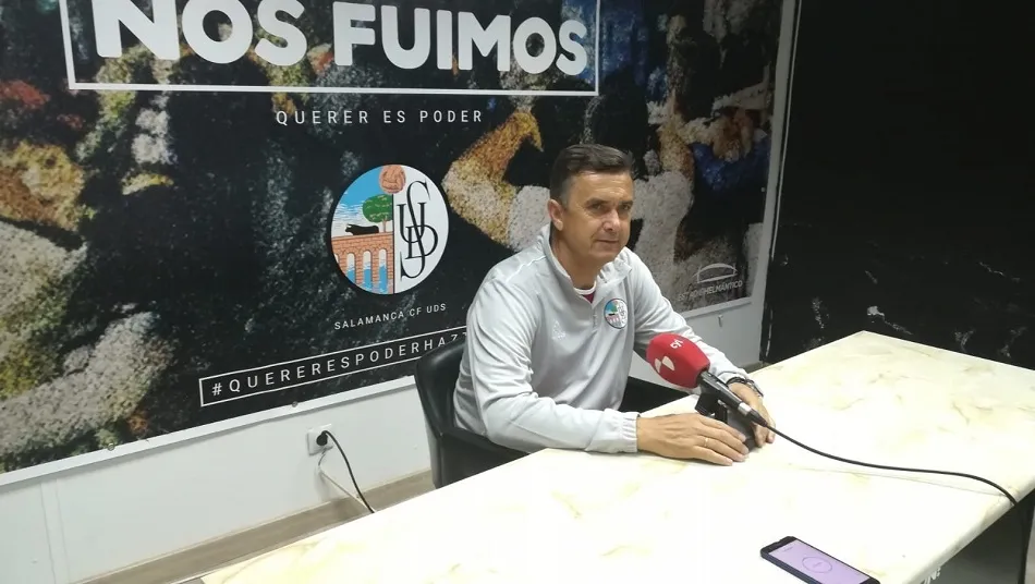 Campos, en la rueda de prensa. Foto: RFG