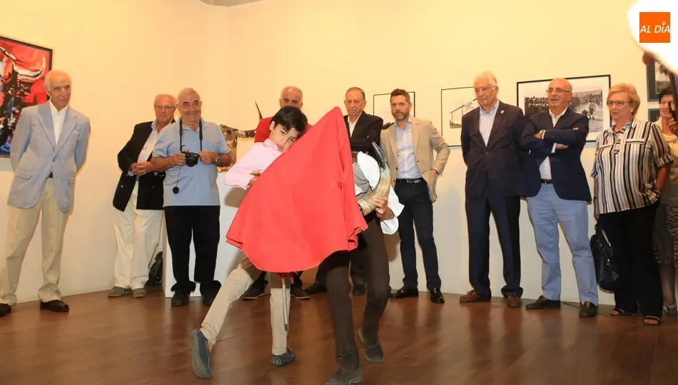 Inauguración de Tauromagia II con demostración práctica. Fotos: Alberto Martín