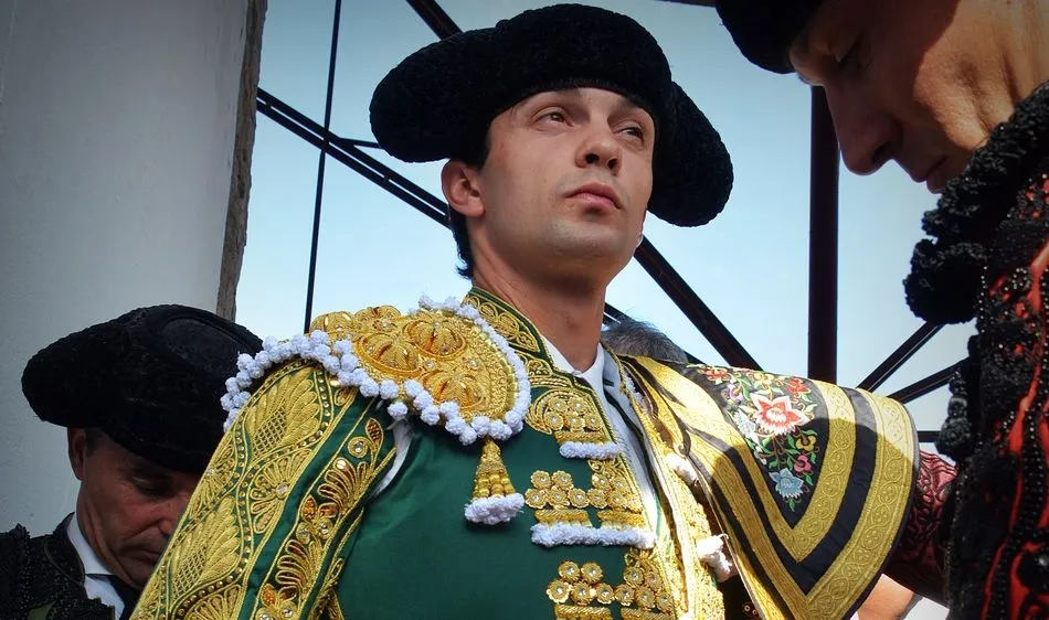 Juan del Álamo, en la plaza de toros de Colmenar Viejo