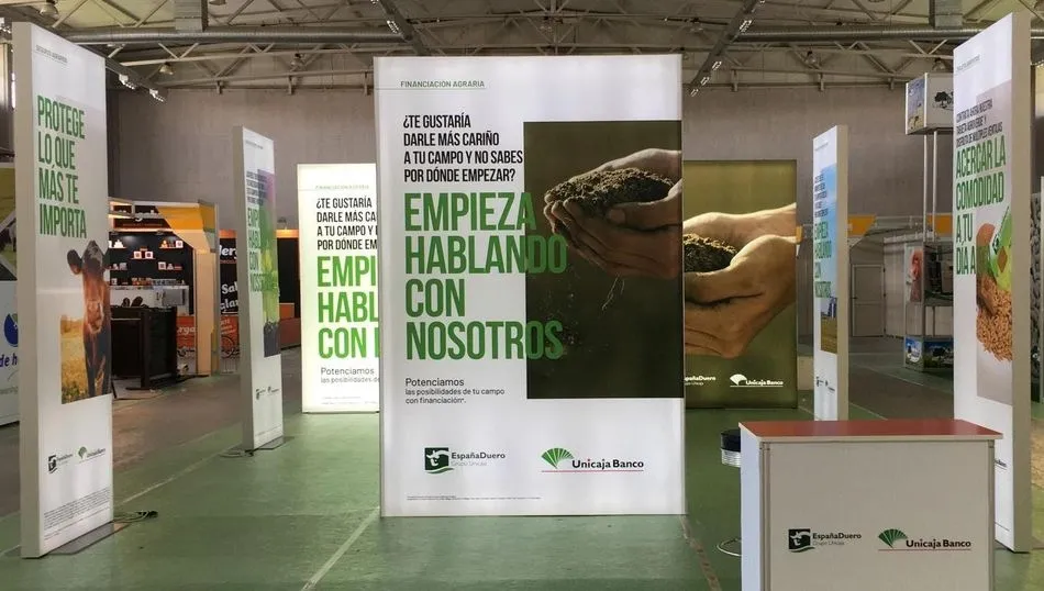 Stand de EspañaDuero en el pabellón central de Salamaq